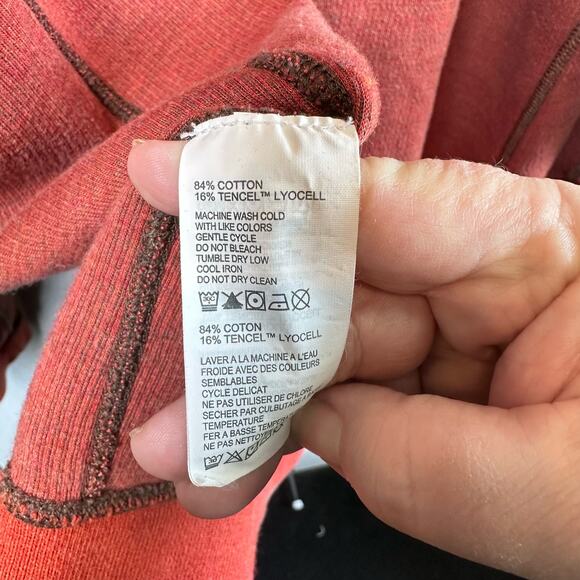 Tommy Bahama Reversible 1/4 Zip Sweater Split Neck Cotton Pullover Men's XL Red - Picture 8 of 8